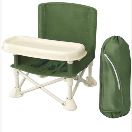 Portable Baby Chair | Camp Chair | Booster Seat With Removable Tray (A – Green Walnut Inc.