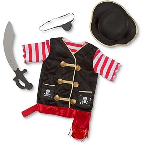 Melissa & Doug Pirate Role Play Set (FFP), Multicolor, Toddler