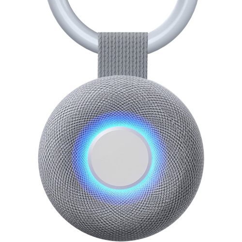 Portable Sound Machine - White Noise Sound Machine for Baby, Travel Donut Sound Machine for Sleep, 15 Soothing Sounds & 7 Colors Night Light, Breathing, Baby Shusher, Registry Gift, Grey