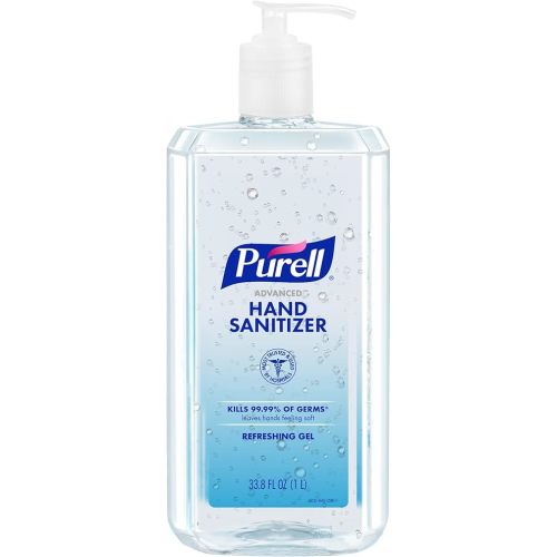 PURELL Advanced Hand Sanitizer Refreshing Gel, Clean Scent, 1 Liter Pump Bottle (Pack of 1) - 9632-04-CMR
