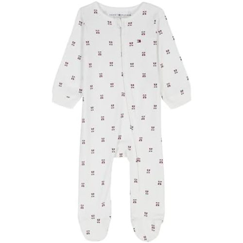 Tommy Hilfiger Baby Boys' Long Sleeve Footed Onesie