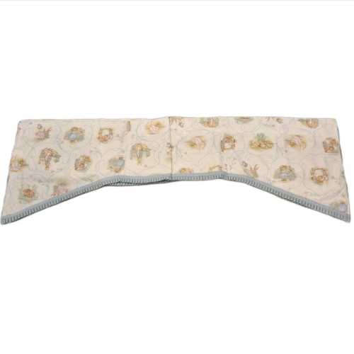 Vintage Beatrix Potter Peter Rabbit & Friends Bunny Curtain Valance Set Ruffled Nursery One of a Kind Handmade Home Décor Nursery Kids Room