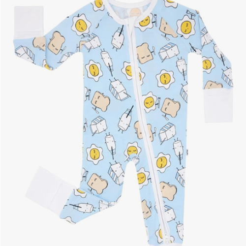 Little Sleepies Pajamas for Baby Boys & Girls, Viscose from Bamboo Baby Pajamas, Snug Baby Sleeper, Toddler PJs, 2-Way Zipper
