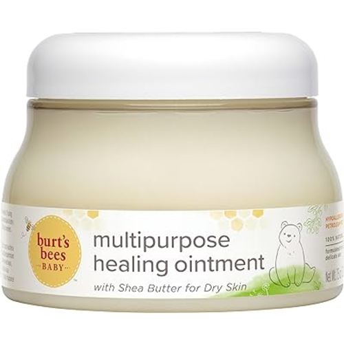 Burt's Bees Baby 100% Natural Multipurpose Healing Ointment, Face & Body Baby Ointment – 7.5 Ounce Tub