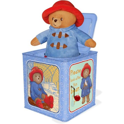 YOTTOY Paddington Bear Collection | Paddington for Baby Jack-in-The-Box Infant Plush Toy with Music