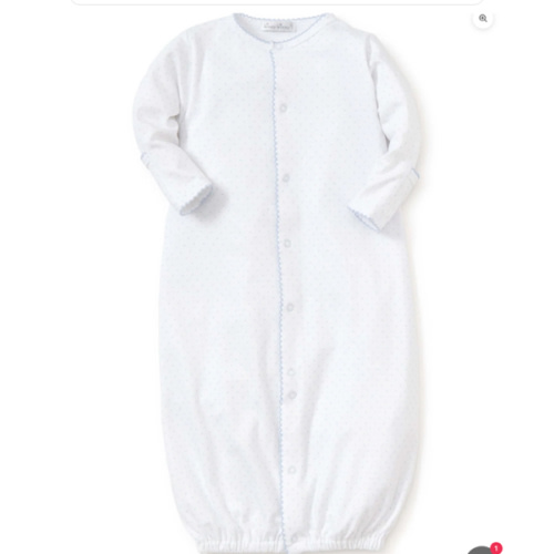 Kissy Kissy Light Blue Dots Print Converter Gown