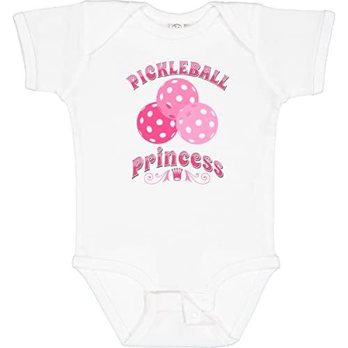 inktastic Pickleball Princess Cute Baby Bodysuit