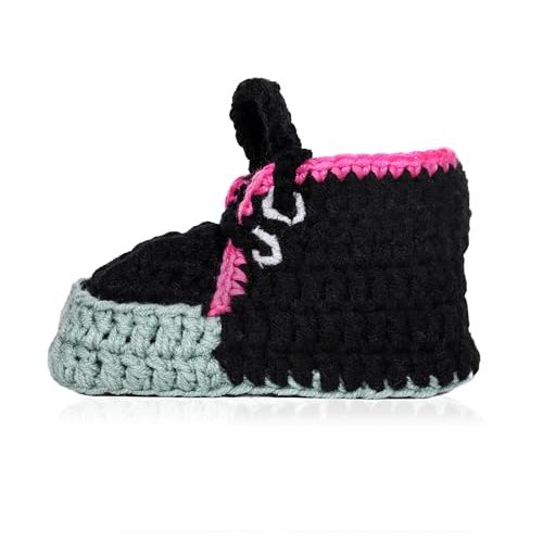 Diaper Book Club Baby Sneakers Crochet Hypebeast Shoes for Toddler Sneakerheads, Soft Booties for Boys & Girls, Designer Kids Fashion, Breathable & Comfortable Children's Kicks
