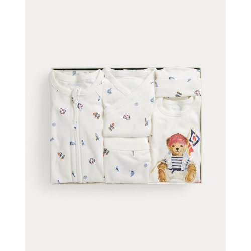 Polo Bear Cotton 6-Piece Gift Set