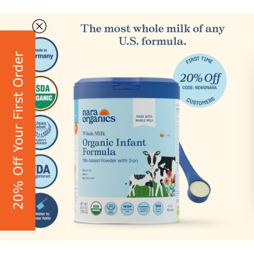 FORMULA - The Only US Formula Made In Germany – Nara Organics