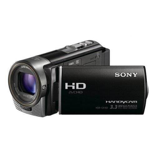 Sony HDR-CX160 High-Definition Handycam Camcorder (Black) (Renewed)