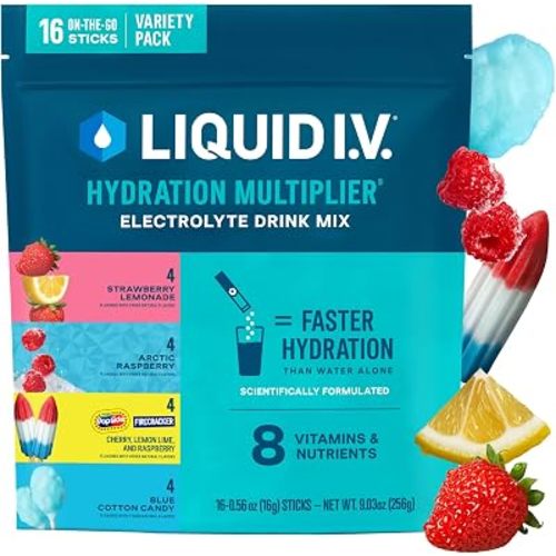 Liquid I.V. Electrolyte Powder, Innovation Favorites Variety Pack, 16 Count