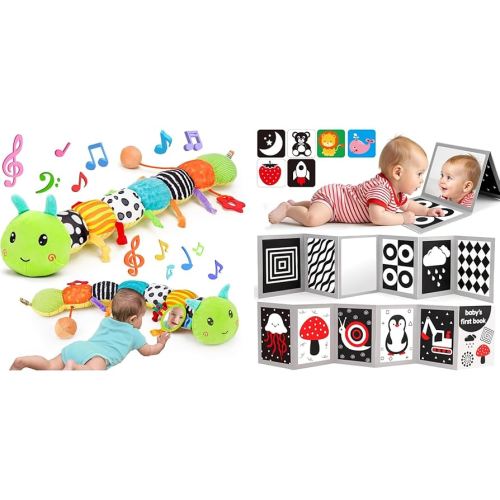 Baby Sensory Mirror Toys for 0-3-6-12 Months