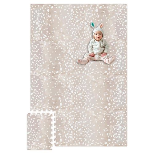 Premium Soft Foam Baby Play Mat 5.5 x 3.9 ft, Easy to Clean, 0.5” Thick – Modern Terrazzo Design for Playrooms and Home Décor