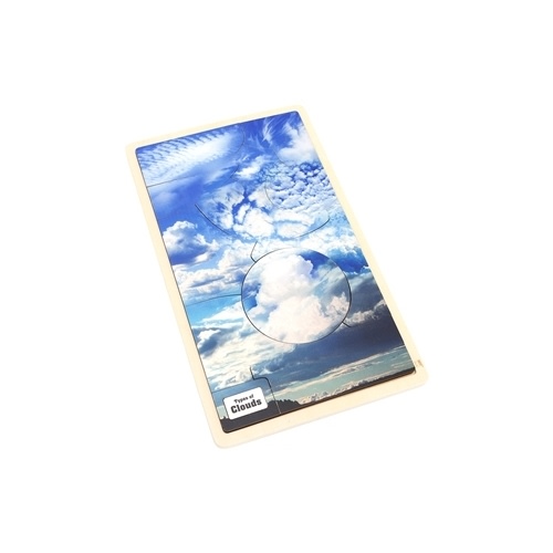 Montessori Materials: Types of Clouds Puzzle with Nomenclature Cards (6-9)