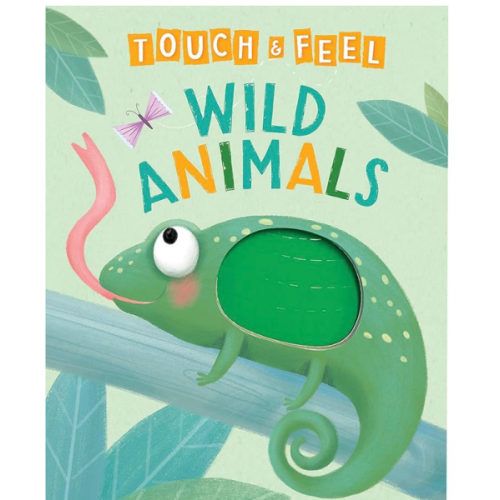 Wild Animals: A Touch and Feel Book - Children's Board Book - Educational