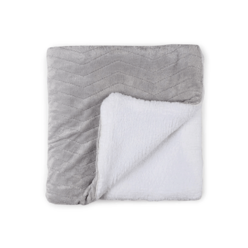 Plush Blanket - Grey - Grey - One Size