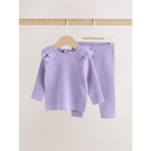 Buy Purple Baby Knitted Jumper and Leggings Set 2 Piece (0mths-3yrs) from Next USA