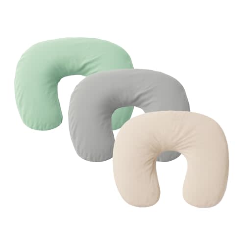 3-Pack Nursing Pillow Cover ONLY Compatible with Boppy Nursing Pillow, Soft Covers for Breastfeeding Pillows