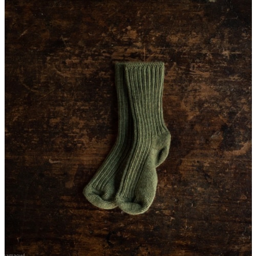 Baby/Kids’ Merino Wool Socks in green - UK3-2 / EU19-34 – MamaOwl