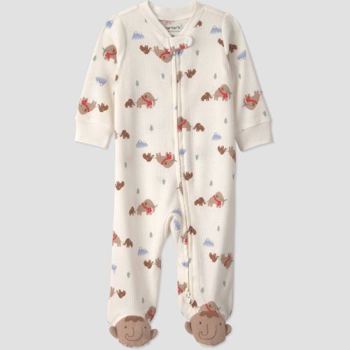 Carter's Just One You® Baby Boys' Mammoth Sleep N' Play - Brown/Ivory 3M