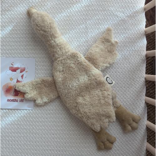 Senger Naturwelt | European-Made | Cuddly Animal - Linen Cream Goose