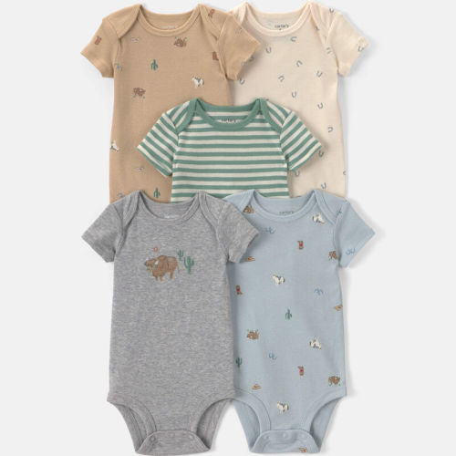 Baby 5-Pack Western Multipack Bodysuits | Carter’s Oshkosh Canada