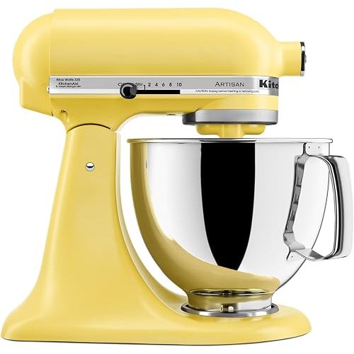 KitchenAid Artisan, 5-Qt Tilt Head Stand Mixer, KSM150PS, Butter
