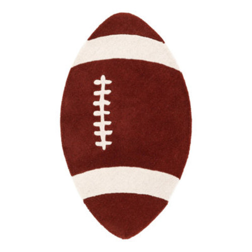 Football Wool Rug