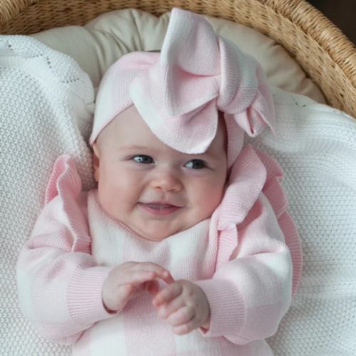 Gingham Knit Headband