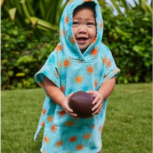 Beach Poncho Towel for Baby | Certified UPF 50+ Sunny Days 3/24M