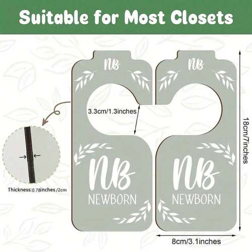 Wooden Baby Closet Dividers For Baby Clothes Organizer, Double Sided Colorful Baby Closet Organizer For Nursery Decor, Baby Clothes Dividers For Closet Size Hangers, Christmas, Halloween, Thanksgiving Day Gift | SHEIN USA