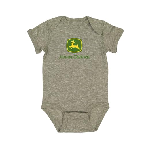 John Deere Teal Blue Short Sleeve Bodysuit One Piece