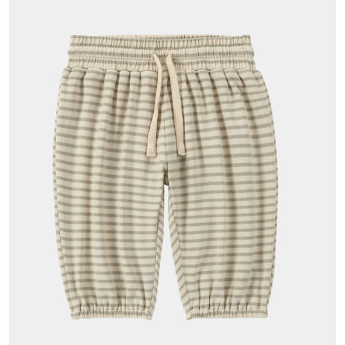 Weekend Pant. Sage Stripes