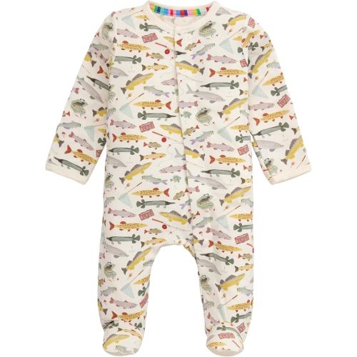 Magnetic Me Boys Modal Magnetic Baby Footie Pajamas | Silky Soft Modal Fabric | Baby Sleepers