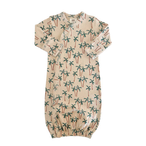 Palm Tree / Organic Pointelle Gown