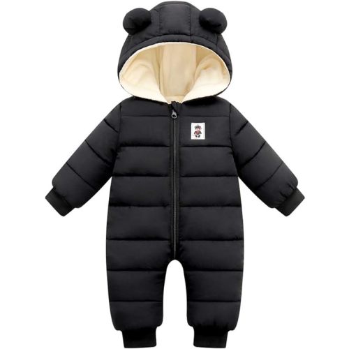 Cute Baby Boys Snowsuit New Born baby girls Winter Coat Toddler Clothes