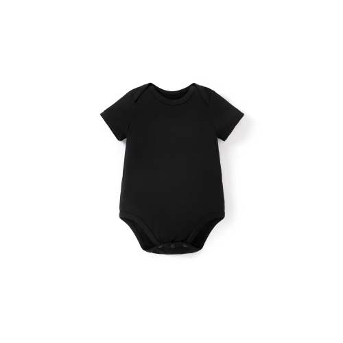 Bamboo Baby Boy/Girl Casual Romper Black