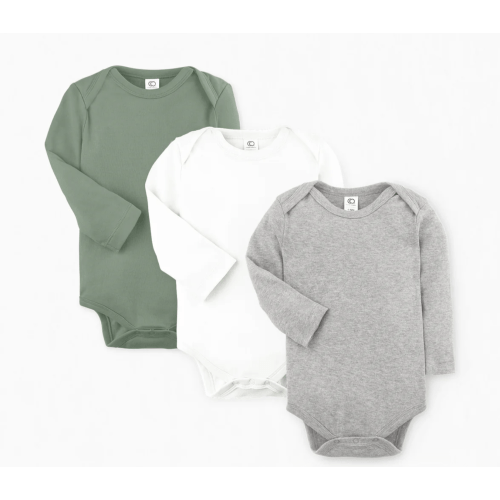 3-Pack Long Sleeve Bodysuit Bundle
