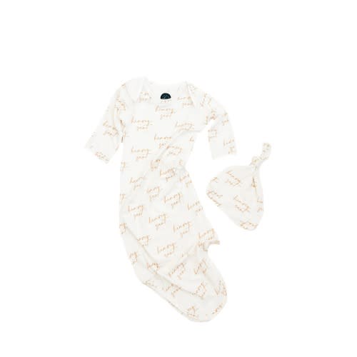 Heaven Sent Bamboo Gown & Matching Beanie