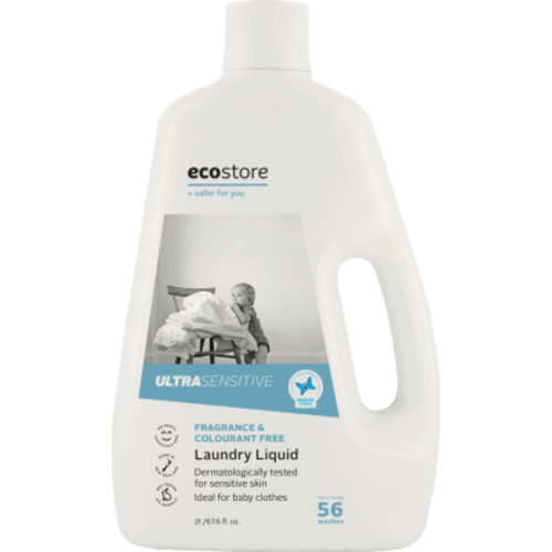 Ecostore Ultra Sensitive Fragrant & Colourant Free Laundry Liquid 2l