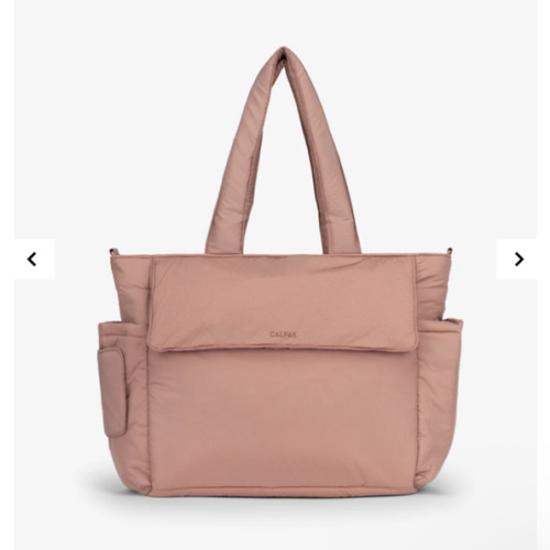 Diaper Tote Bag with Laptop Sleeve - PEONY