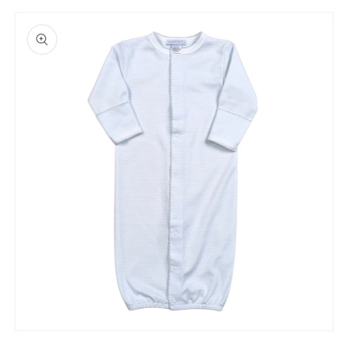 Blue Stripes Pima Converter Gown – Littles on 5th
