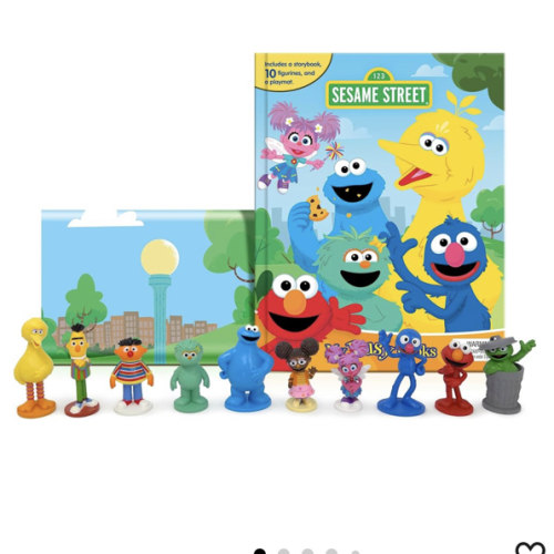 Sesame Street Fun with Friends My Busy Books - Storybook, 10 figurines, playmat