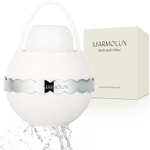 MARMOLUX ACC 9-Stage Bath Tub Water Filter for Cleaner for Purer Baths - Removes Chlorine, Minerals, and Impurities - Enhances Skin and Hair Health by Filtering Bath Water