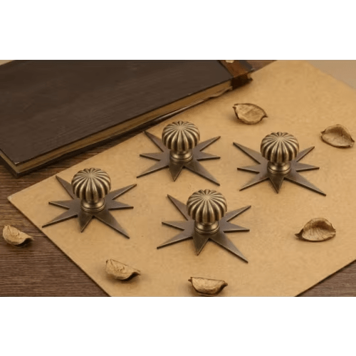 Victorian Antique Brass Drawer Knobs