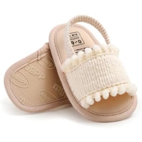 Infant Baby Boys Girls Summer Sandals Party Wedding Dress Flats Shoes Newborn Crib Shoes First Walkers Prewalkers 0-18 Months