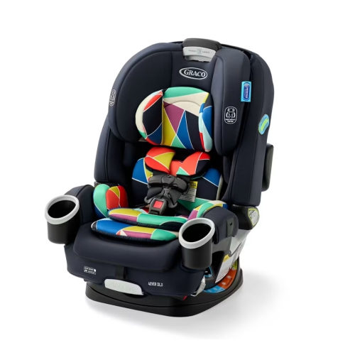 Graco 4Ever DLX 4-in-1 Baby Car Seat, Infant to Toddler Car Seat, 10 Years of Use, Rear-Facing, Forward-Facing, Highback Booster, and Backless Booster Seat Modes, Comfortable and Convenient, Charlie