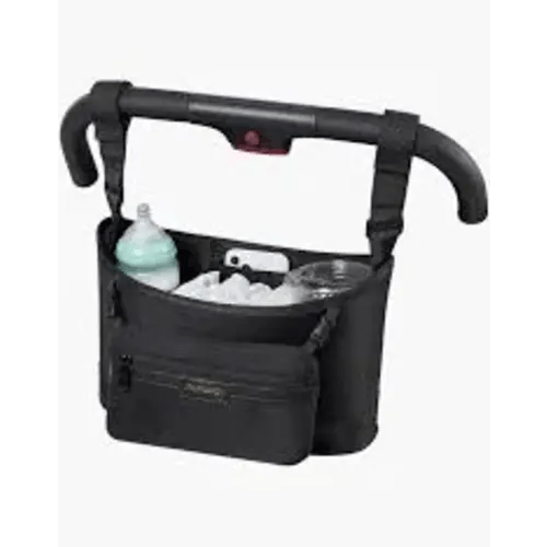 universal stroller organizer bag with cup holder cherckers tan - Google Search