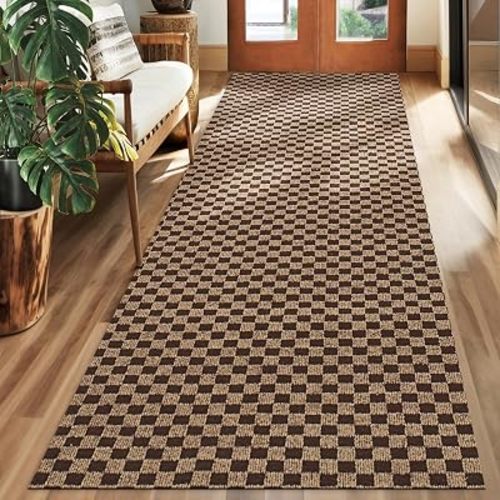 koloko 2Ft x 10Ft Outdoor Runner Rug Waterproof, Non Slip Rubber Backing